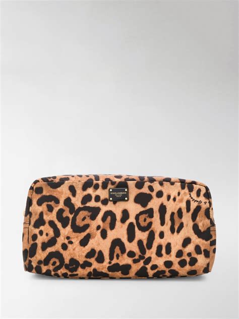 Trousse leopardata donna .